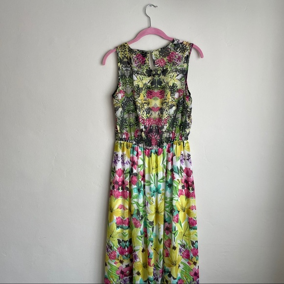 Fun & Flirt / Yellow Floral Maxi Dress - Picture 5 of 9